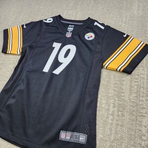 Pittsburgh Steelers Jersey Youth XL Juju Smith Schuster Black Nike On Field